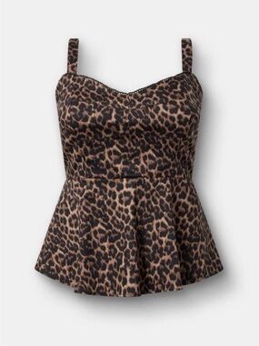 Torrid Brown Leopard Print Cami Top